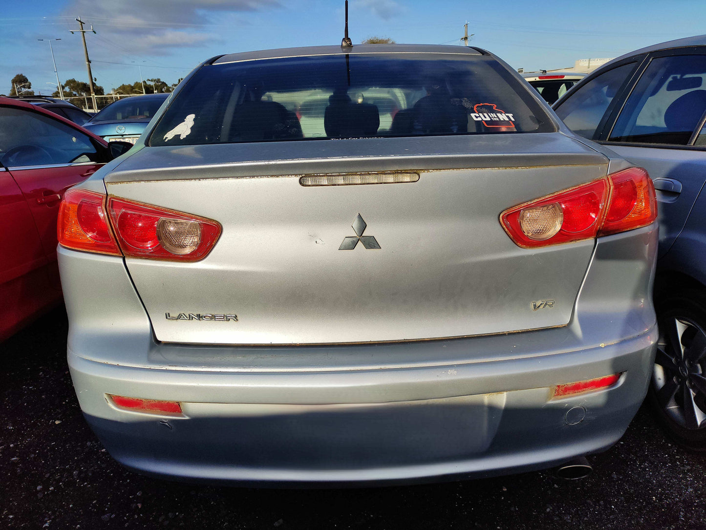 WRECKING MITSUBISHI LANCER  (COLOR CE) FITS 2011 TO 2016  [STOCK NO #550]