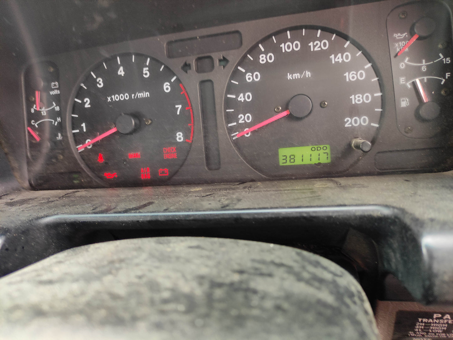 #412 HOLDEN JACKAROO,MONTEREY 1999 FOR PARTS