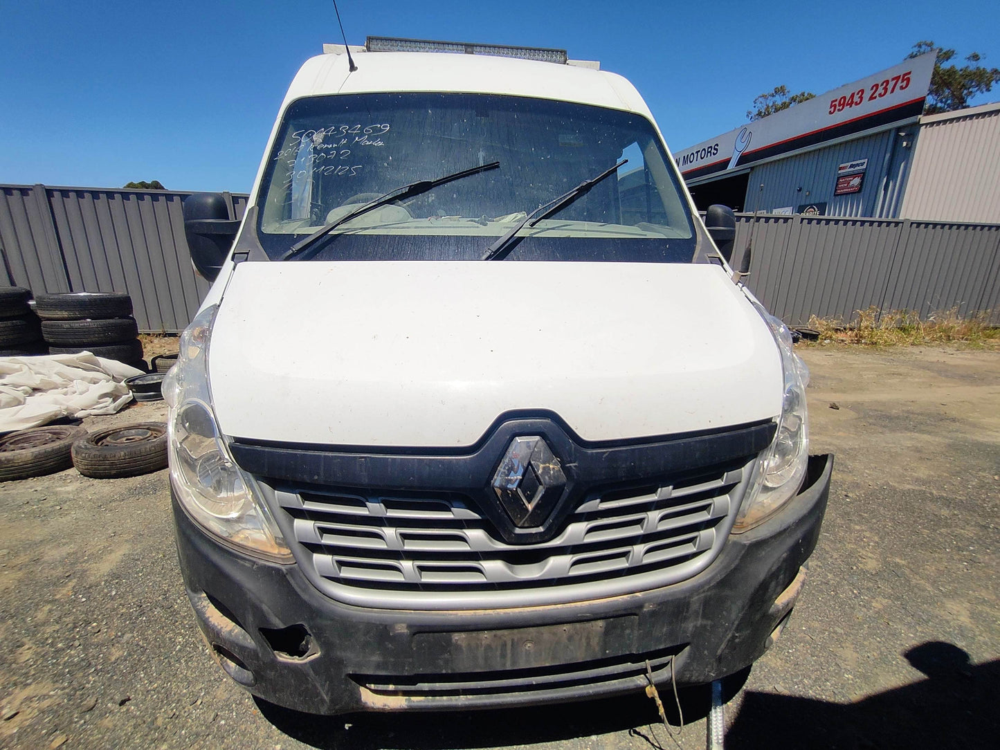 #582 RENAULT MASTER FITS 2013 TO 2016 FOR PARTS