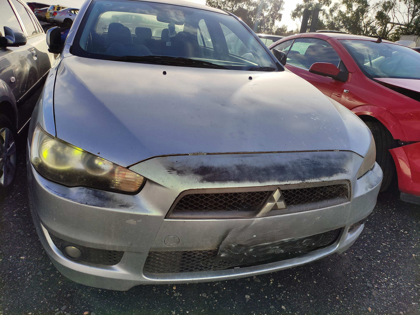 WRECKING MITSUBISHI LANCER  (COLOR CE) FITS 2011 TO 2016  [STOCK NO #550]